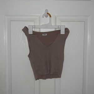 Garage v neck tank top